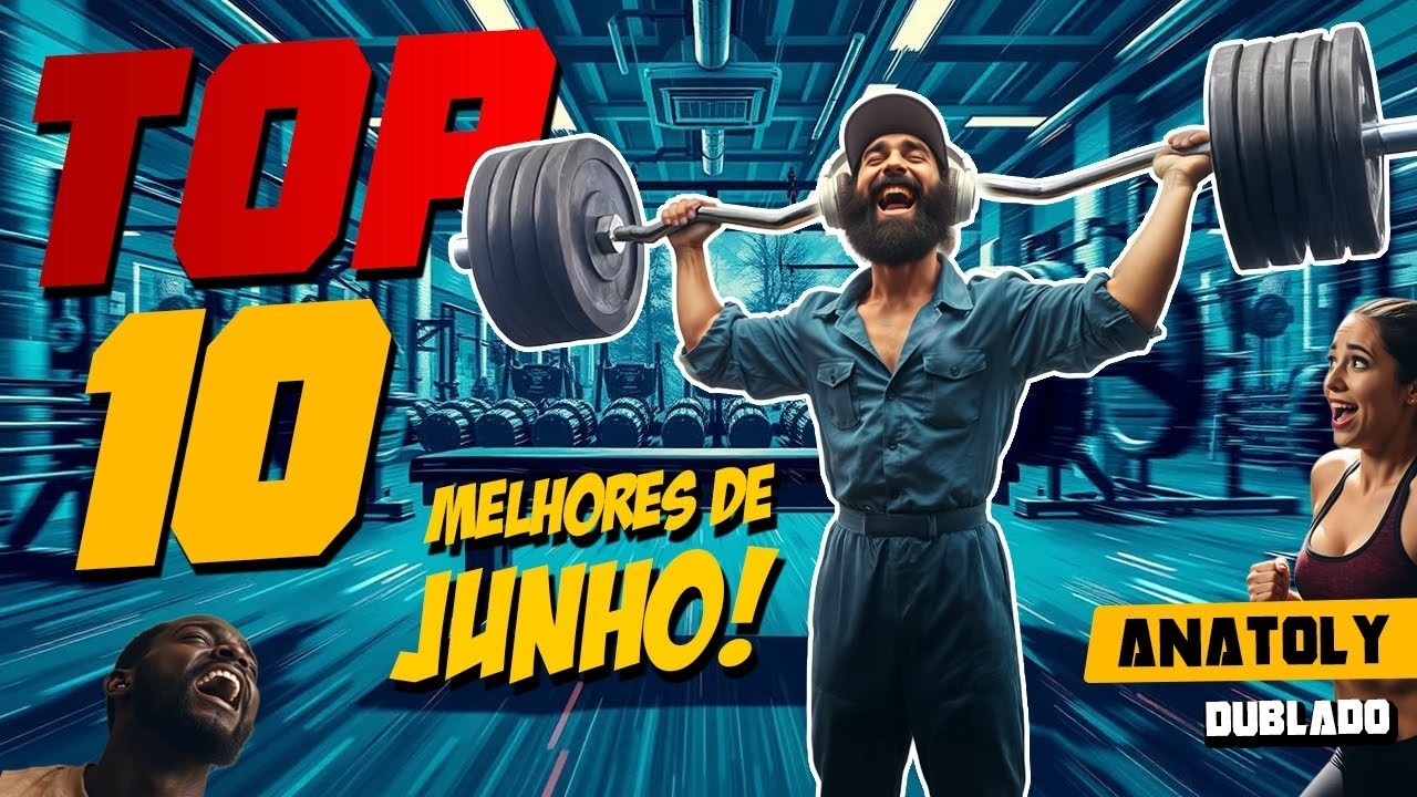 TOP 10  ANATOLY - JUNHO! (faxineiro mais forte do mundo) 😂🧹