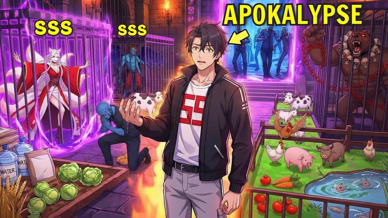 Mitten in der Apokalypse züchtet er Leben in einem Gefängnis voller Götter - Manhwa Zusammenfassung