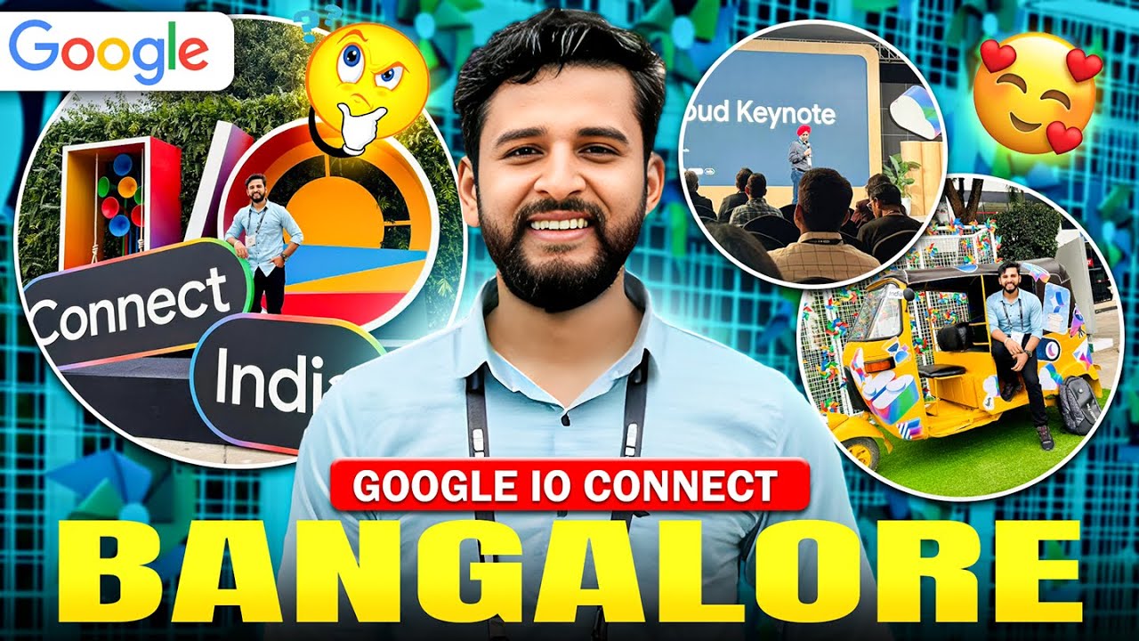 Google I/O Connect Bengaluru 2025 🇮🇳 | Full Tech Event + MotoVlog Edition! 🏍️💻 | Btechwala Vlogs