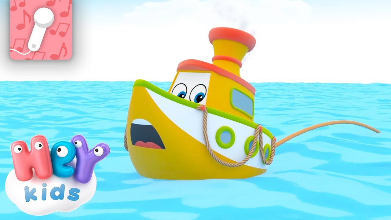 C’era una volta un piccolo naviglio 🎤 KARAOKE | Canzoni per Bambini | HeyKids Italiano