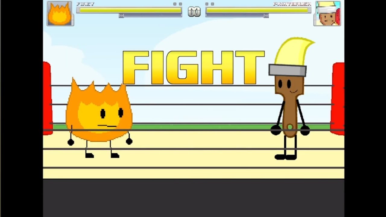 Firey vs. Paintbrush | BFDI x Inanimate Insanity 2026 M.U.G.E.N Tournament | R1B12