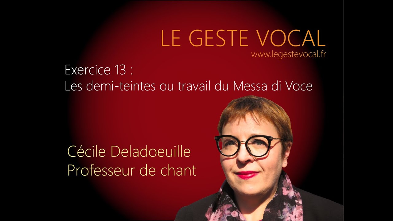 Exercice 13 les demi teintes ou travail du Messa di Voce