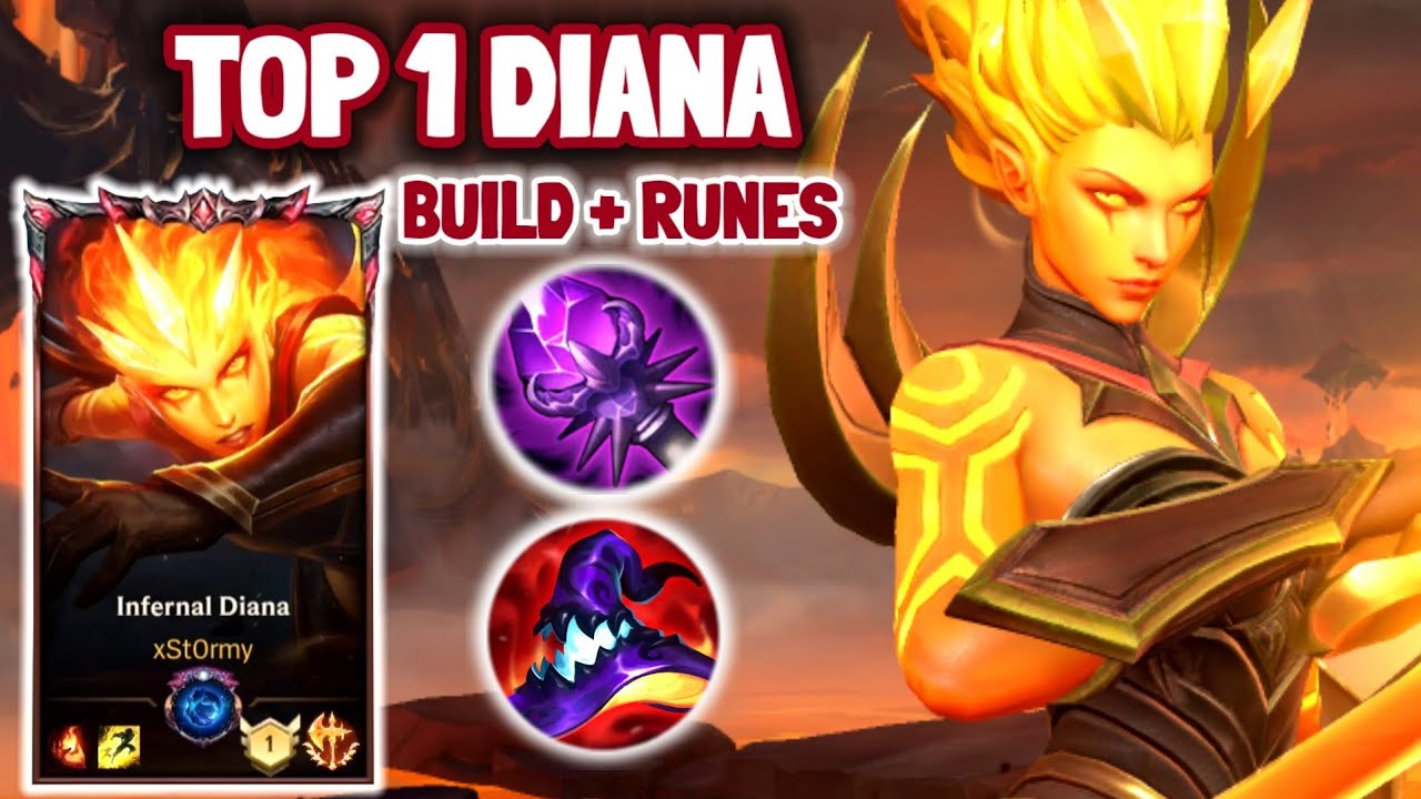 Wild Rift Top 1 Diana - GrandMaster Full Ranked