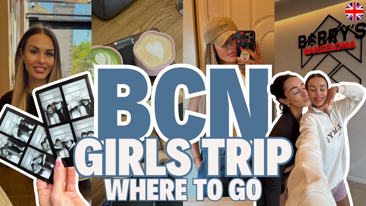 BARCELONA GIRLS TRIP 🧳 🇪🇸 🌴 best healthy eats, smoothies, workout + spa 🧖‍♀️