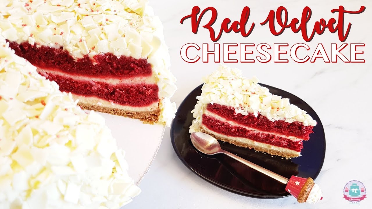 THE BEST RED VELVET CHEESECAKE EVER! | Abbyliciousz The Cake Boutique