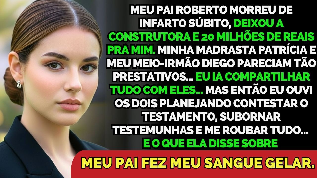 Voltei Do Velório Do Meu Pai Com 20 Milhões De Herança — E Ouvi Minha Madrasta E Meio-Irmão...