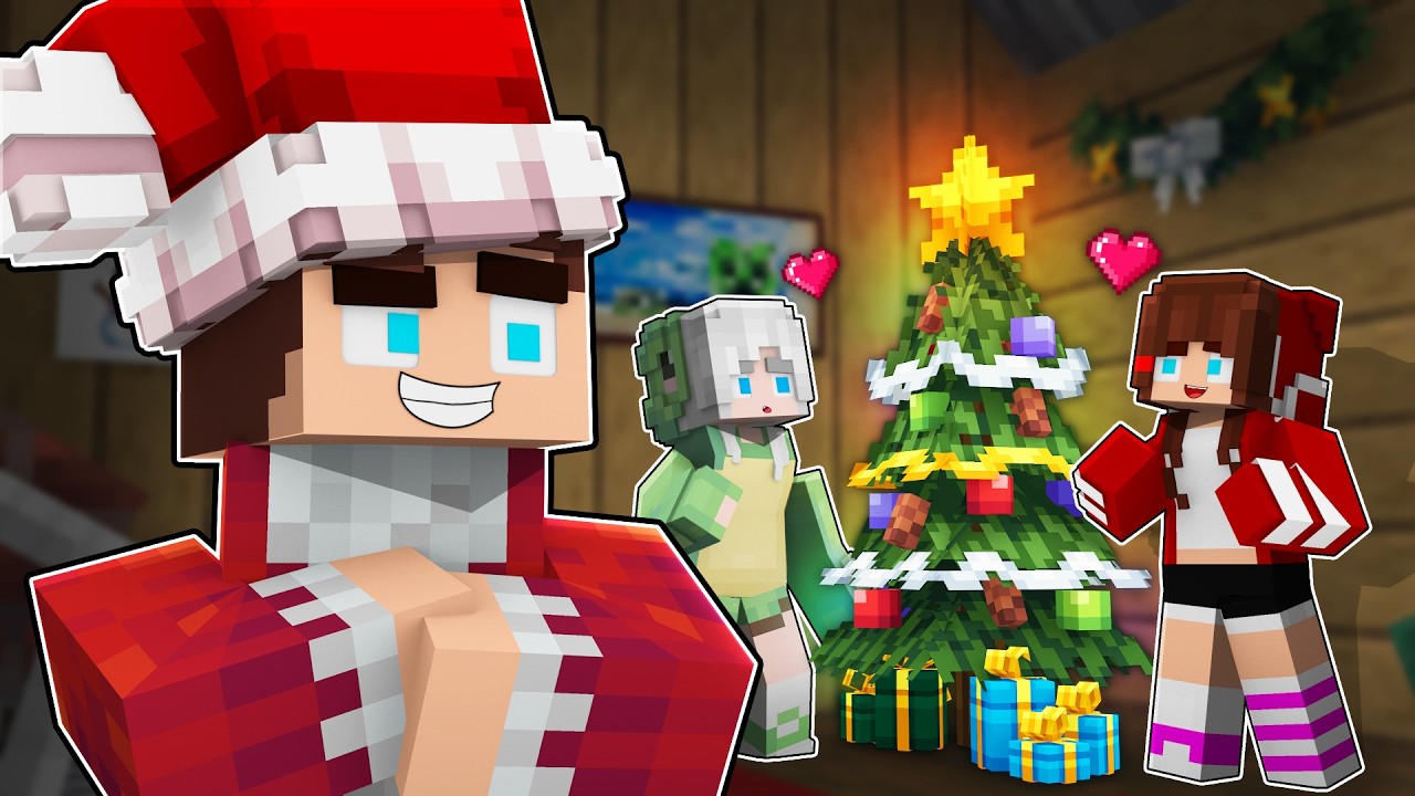 MAIZEN: JJ’s Love Curse vs Girls Christmas Love Story?! - Minecraft Animation JJ & Mikey