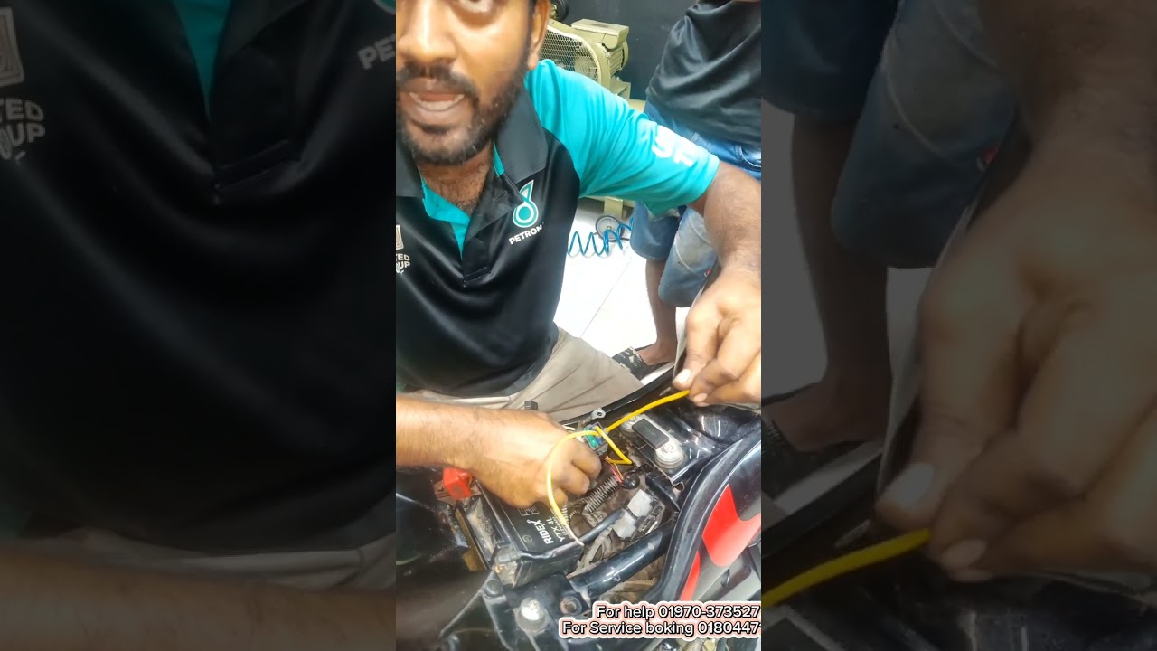 gsx r  self start problem ??  how to solved // #bikeservicing #rz_bike_service #tangail_raidars