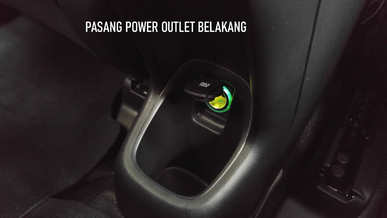 Modifikasi Power Outlet Belakang Honda HRV