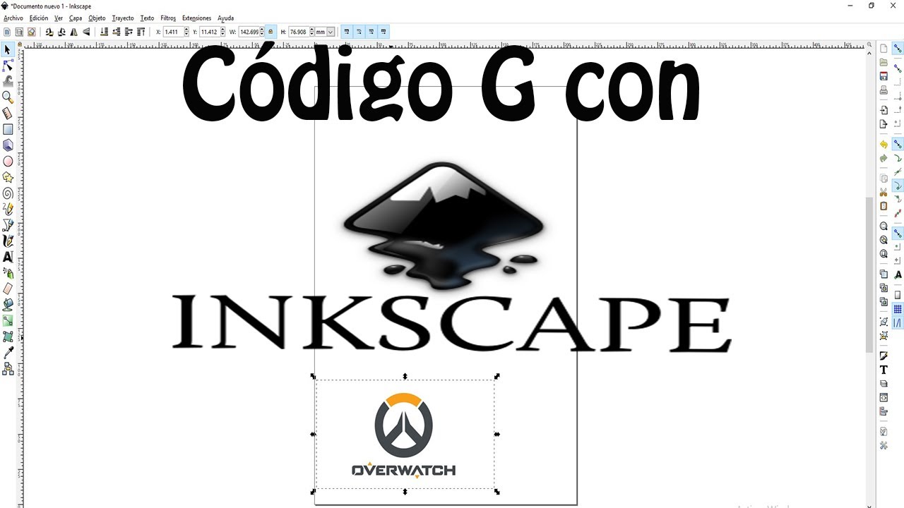 C&oacute;digo G con InkScape para CNC