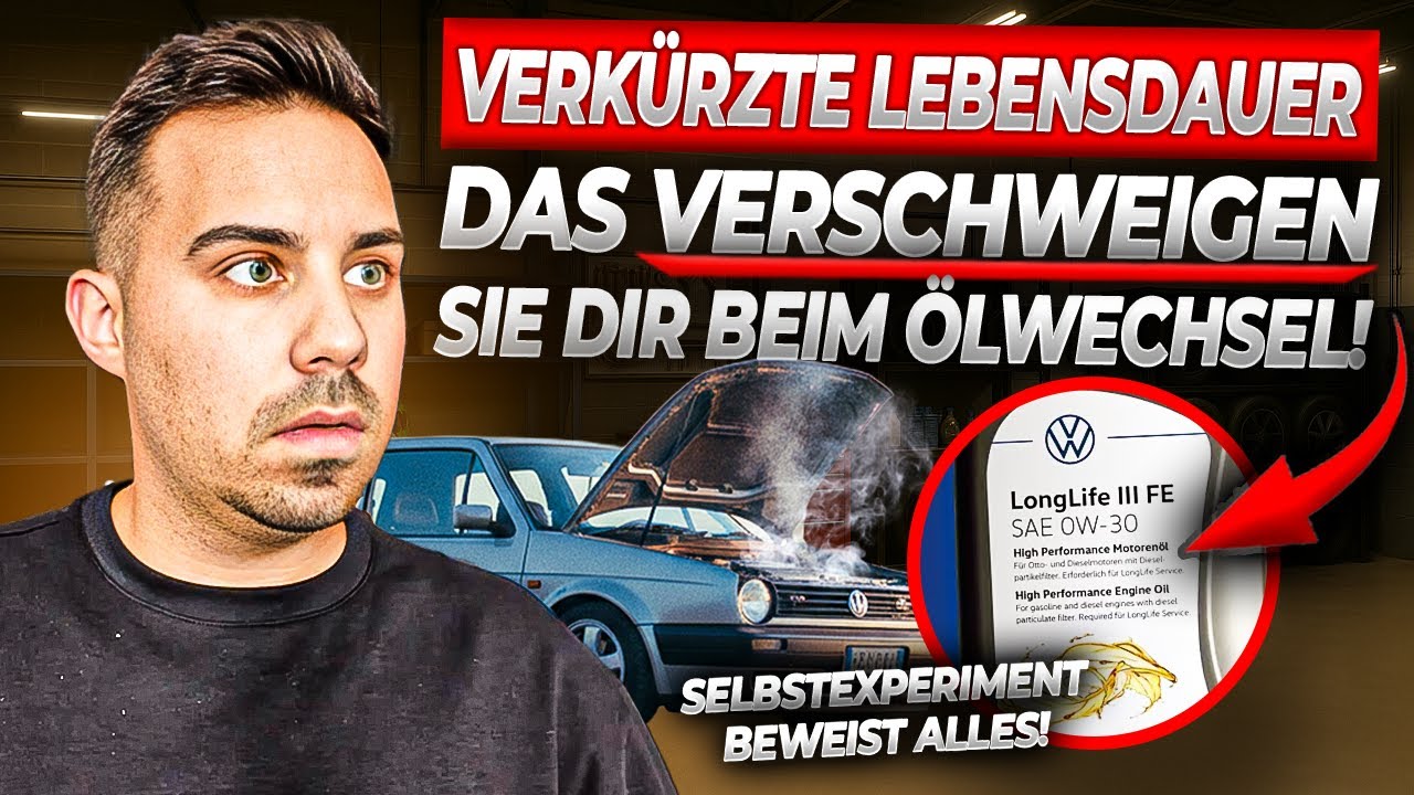AUTOHERSTELLER ENTLARVT: Die Ölwechsel-Lüge (+ Selbstexperiment)