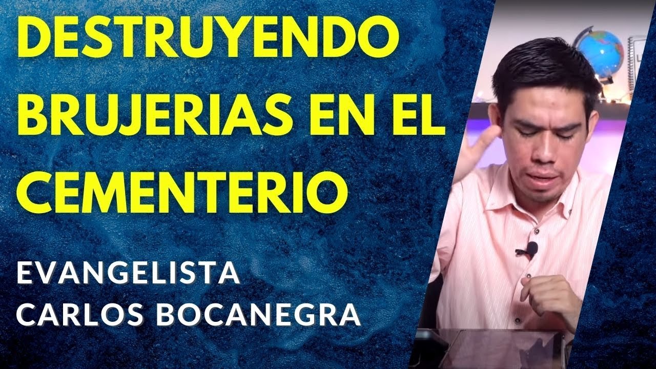 Destruyendo brujerías en el cementerio
