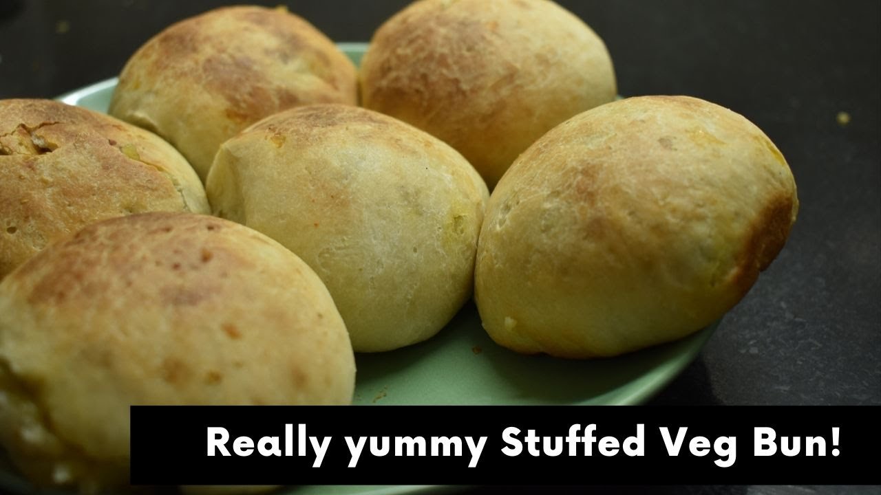 Stuffed Bun | Stuffed  Veg bun | Stuffed Bun Recipe | Ritu's Kitchen | stuffed Bun Without Yeast