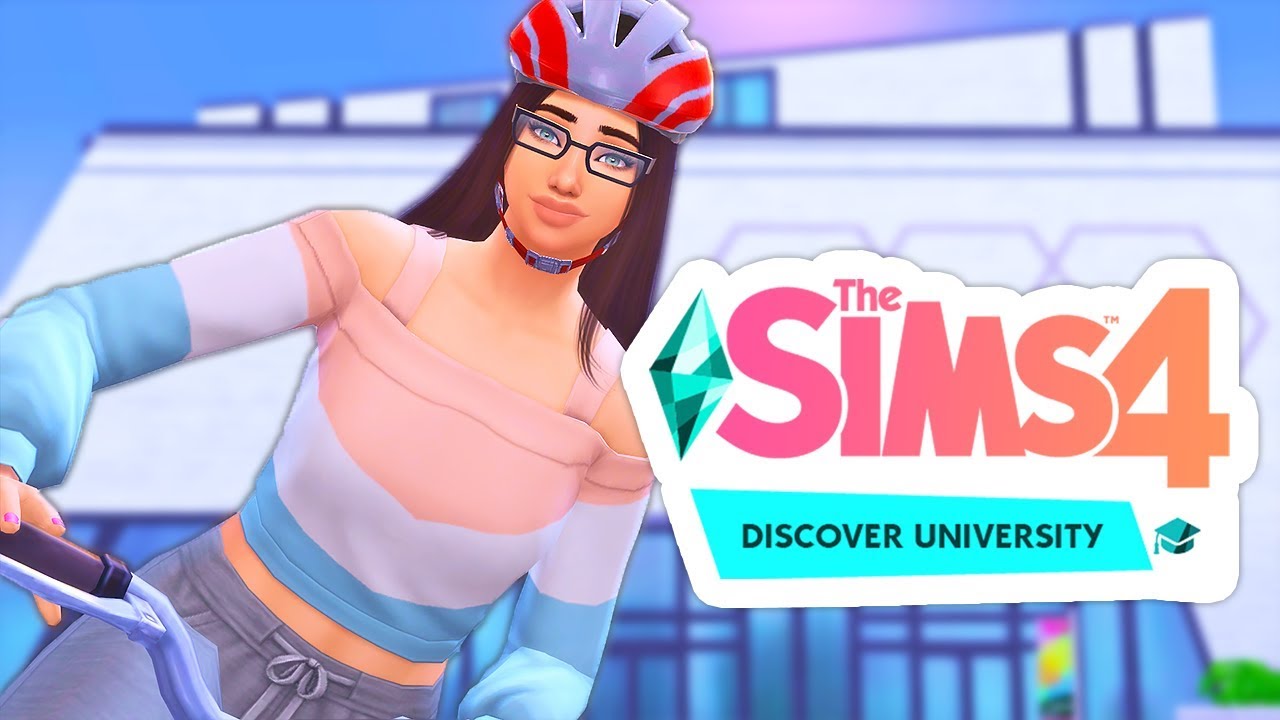MEETING OUR ROOMMATE & EXPLORING CAMPUS🚴😍 // THE SIMS 4 | DISCOVER UNIVERSITY #2