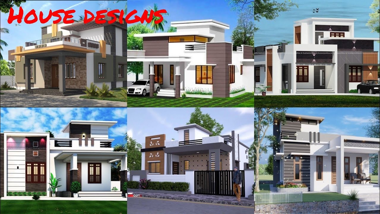 Single floor House Front Elevation Designs | Single Floor House Front View Designs #Housedesigns