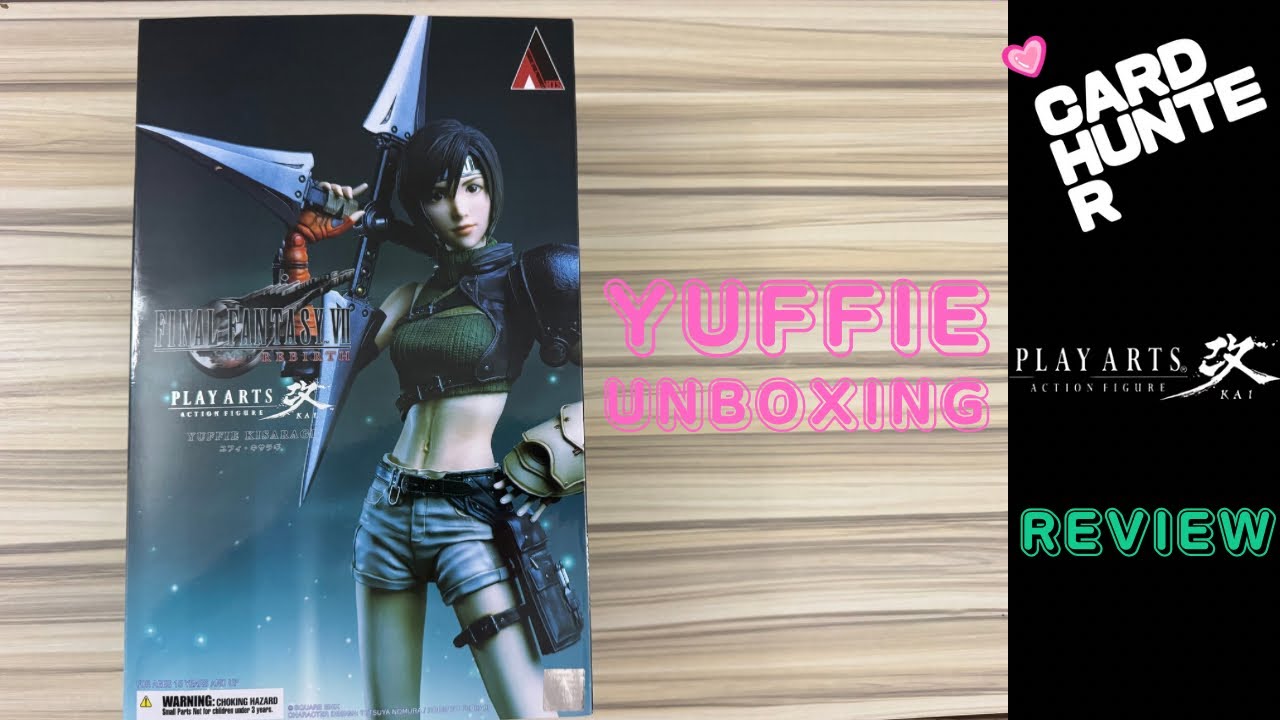 Play Arts Kai Final Fantasy VII Rebirth Yuffie Action Figures Unboxing 
