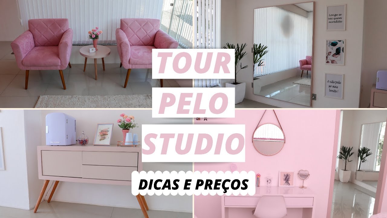 TOUR PELO MEU STUDIO DE SOBRANCELHAS - COMPLETO