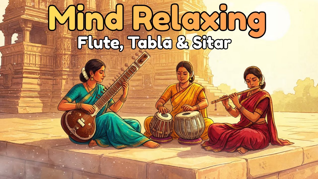 Relax Your Mind – Soothing Hindustani Classical Music🌺 #indianmusic