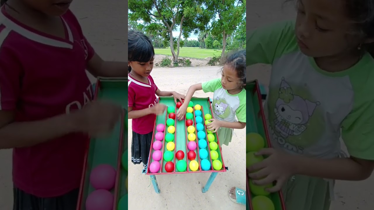 Popular family game # 6-ball ball game # I like to play #shortvideo #funny #short film
