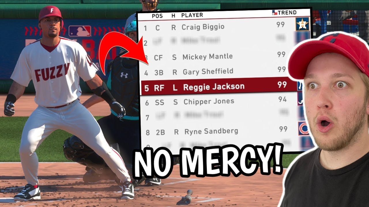 i made a GOD SQUAD with the BEST hitters in diamond dynasty.. HE RAGE QUIT!