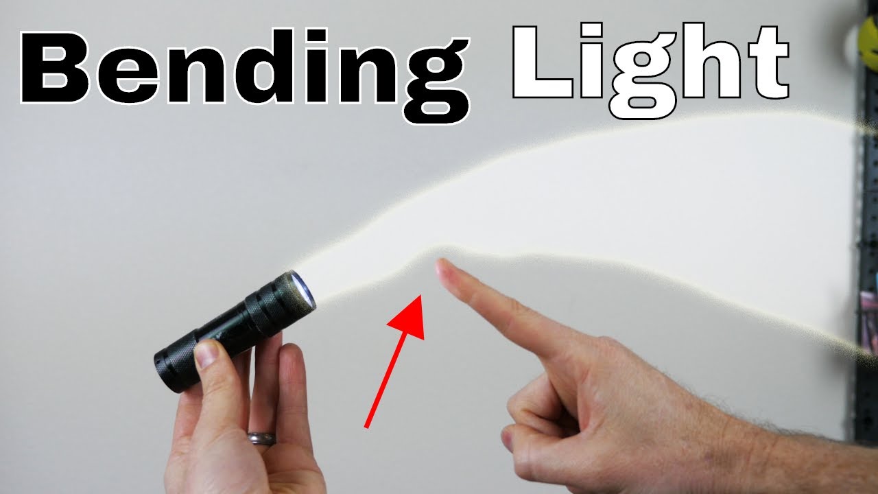 Is It Possible To Bend Light With Your Finger? The Light Bender Experiment