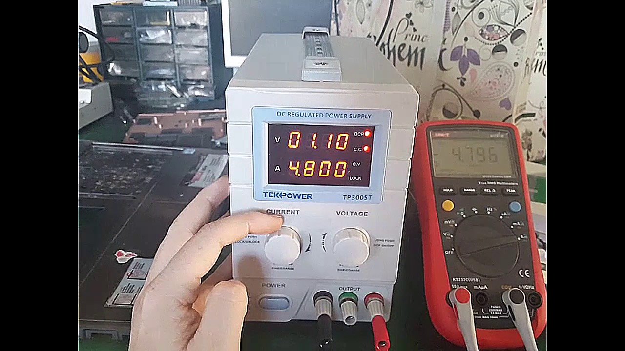 Testeando tekpower tp3005t y uniT ut61e