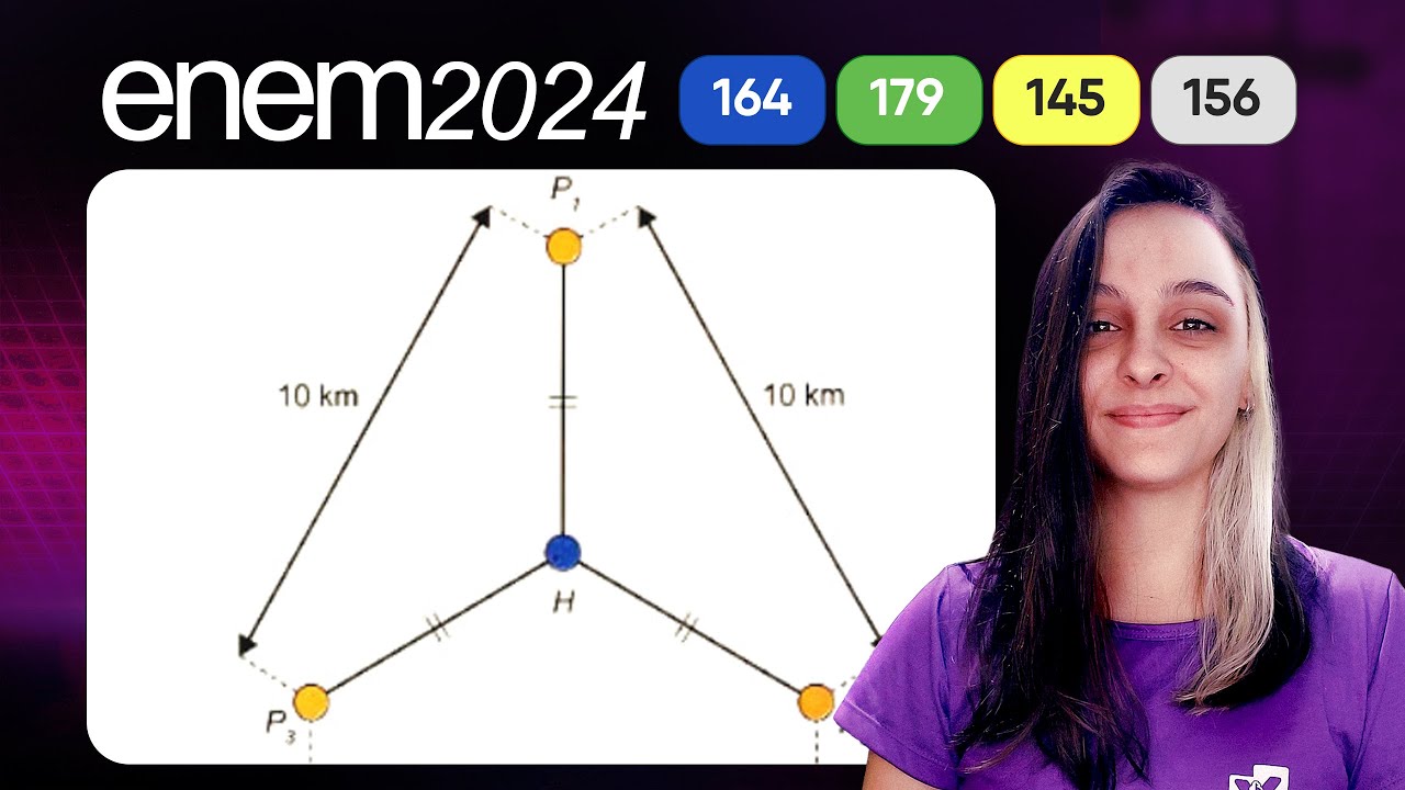 Questão 164 - Caderno Azul | Geometria Plana | MATEMÁTICA ENEM 2024