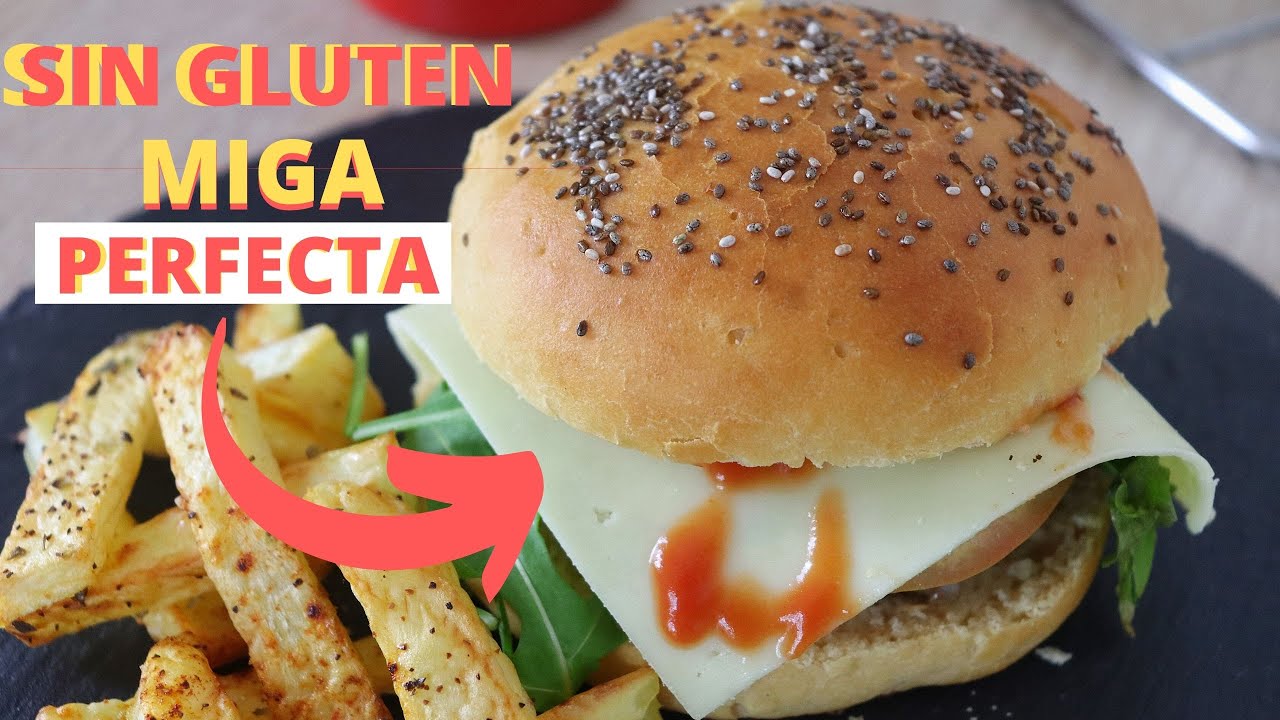 APRENDE como hacer este PAN  SIN GLUTEN, para HAMBURGUESAS