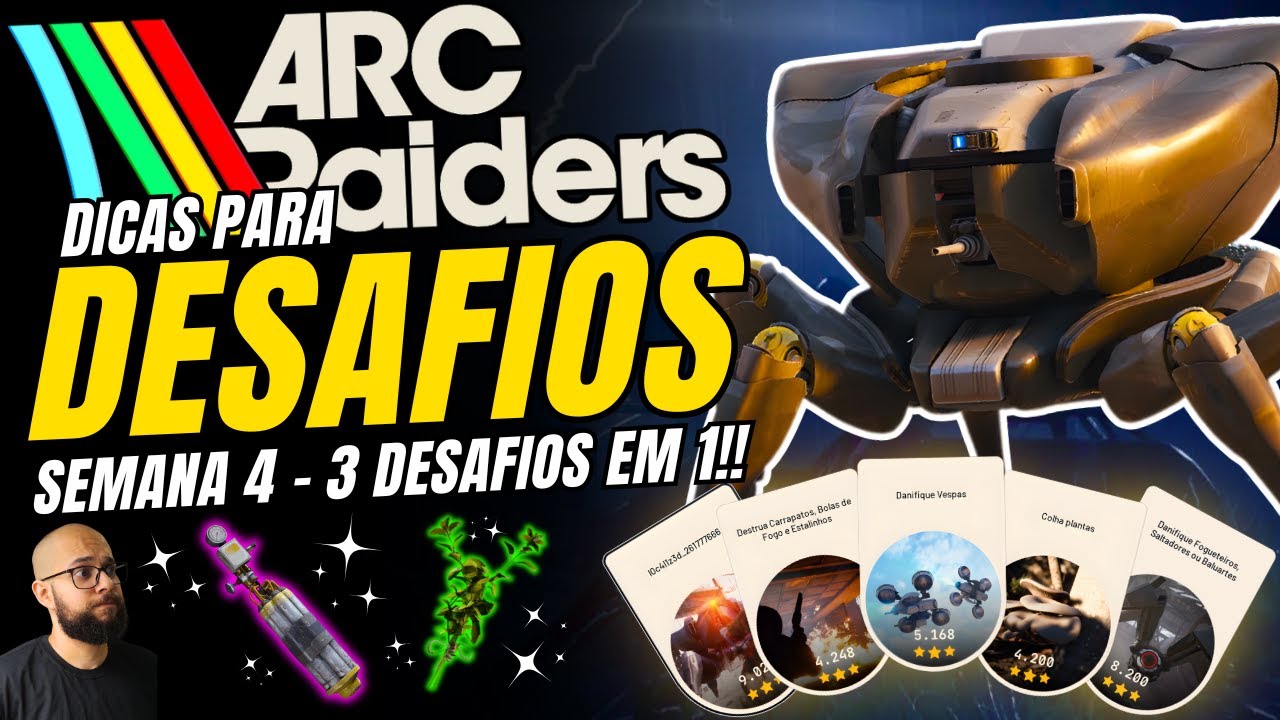 Arc Raiders Desafios da Semana 04!! TRÊS desafios em UM!!