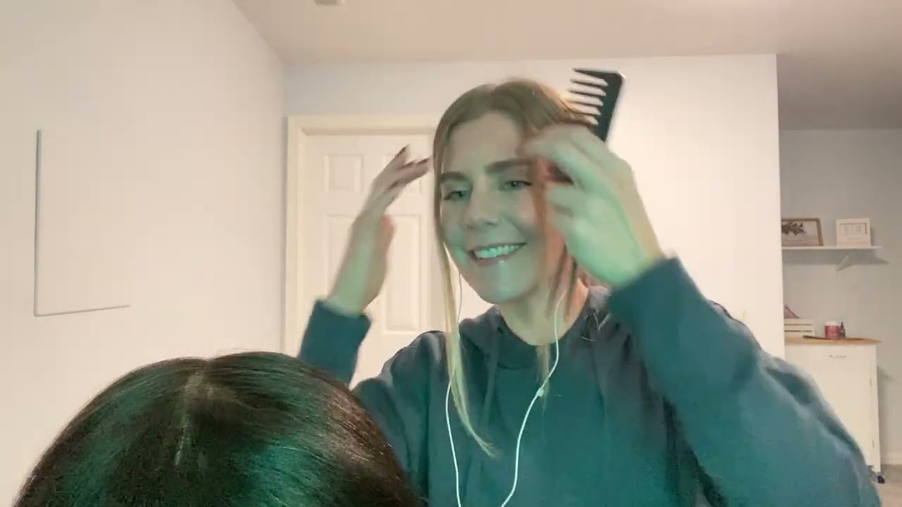 Christian ASMR ~ Scalp Massage, Hair Braiding & Whispering Exodus 18 & 19 💕💕💕