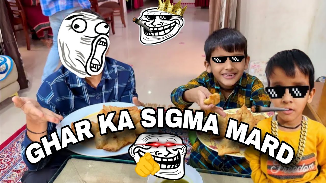 GHAR SIGMA MARD 🗿 KUNALI JOSHI 😎 GHAR KA DON 😏 @souravjvlogs @piyushjocgaming