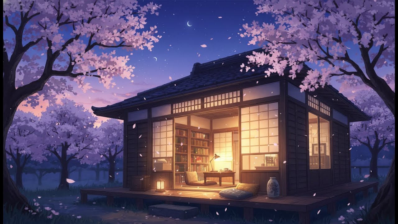 Night Calmness 🌸 Lo-Fi Music for Focus & Relax