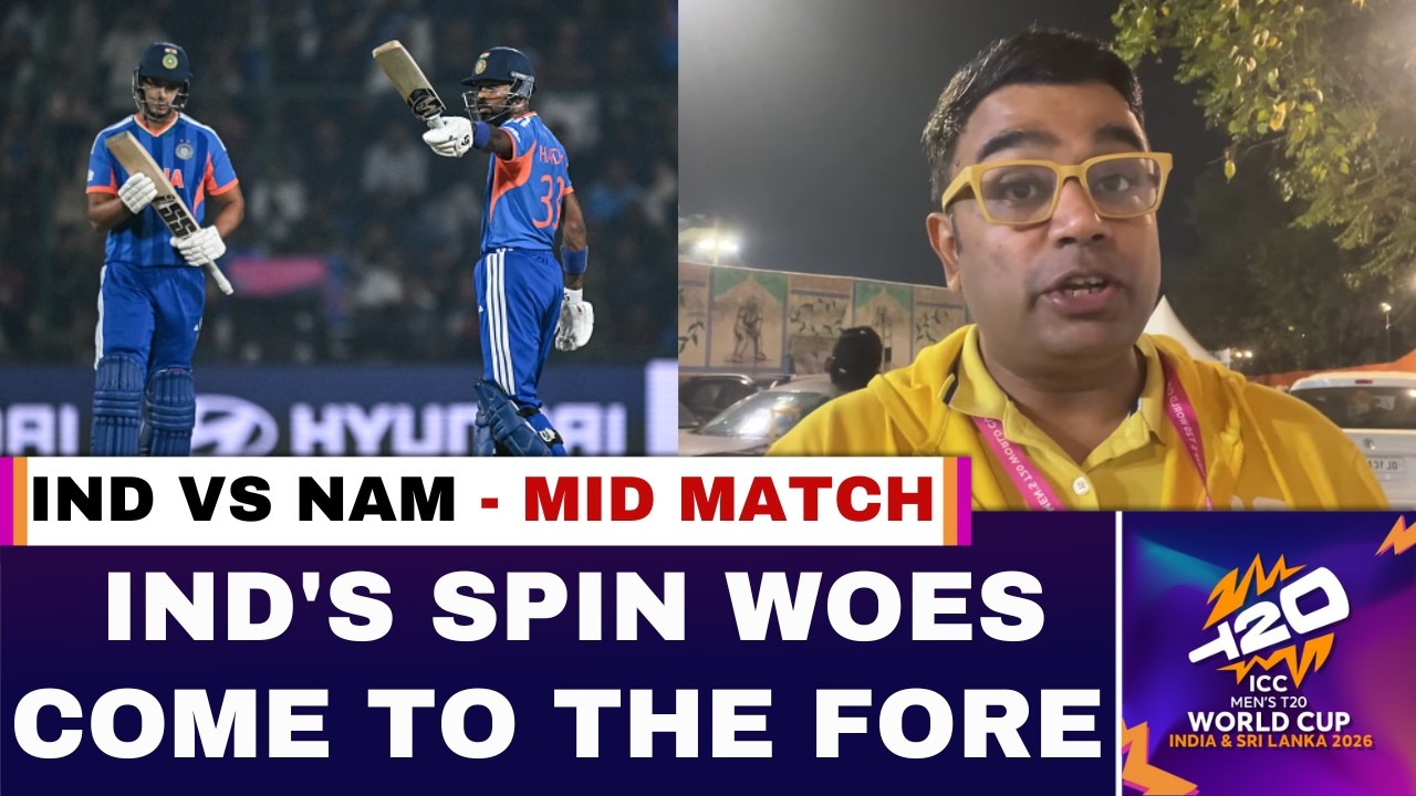 LIVE T20 WC: Ishan, Hardik 50s take India past 200 but Namibia spinners pull things back