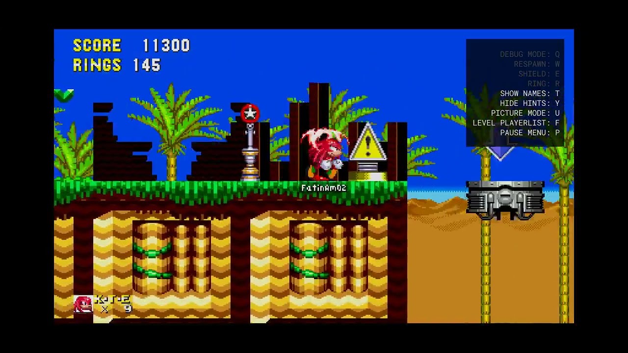 Let's Playing Some Level By Glitchy1622 Desert Oasis Zone