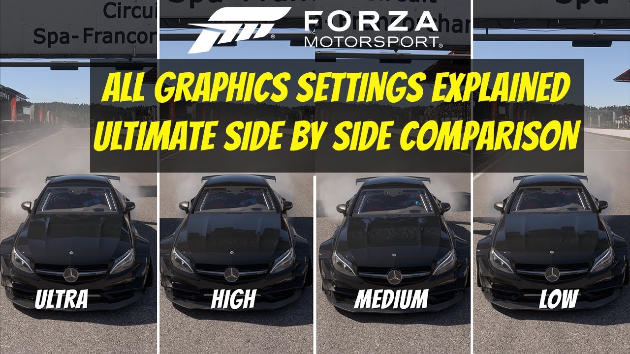 Объяснение графических настроек Forza Motorsports — подробный обзор графических настроек — 4K 2023