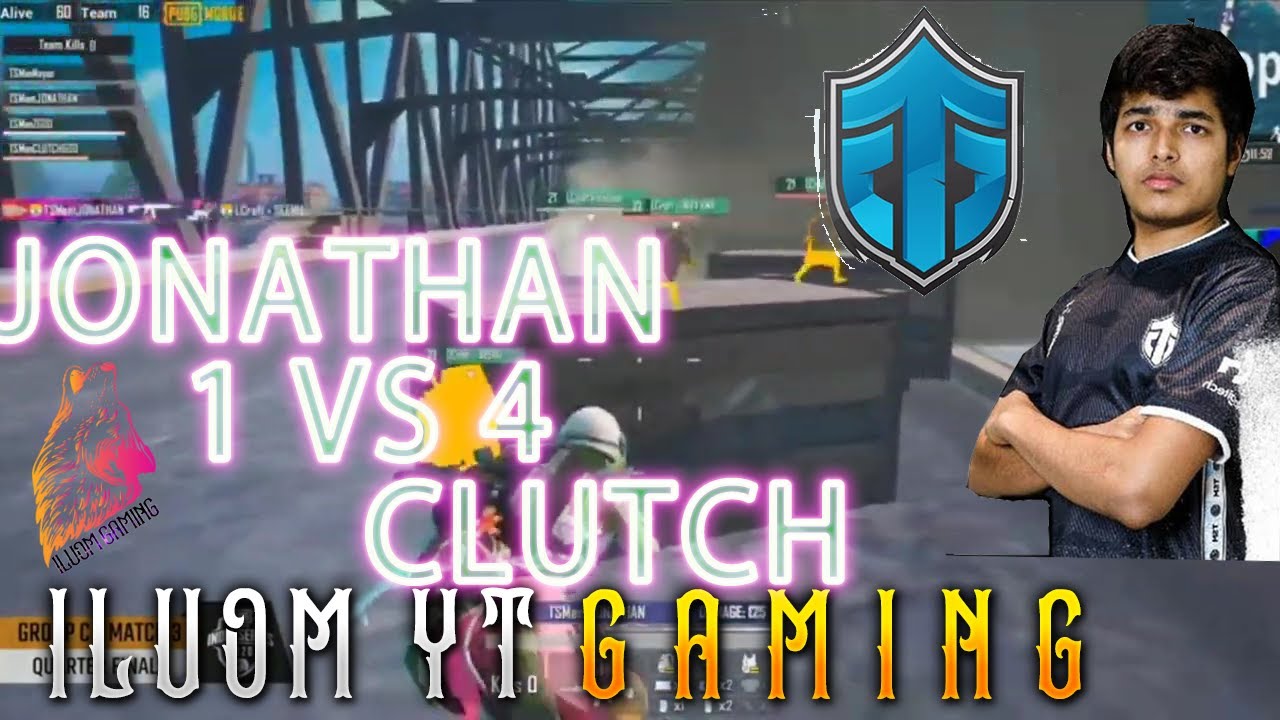 Jonathan 1V4 Clutch Without Getting 1HP -  Mavi VS Kronten 1V1 || iluom YT gaming