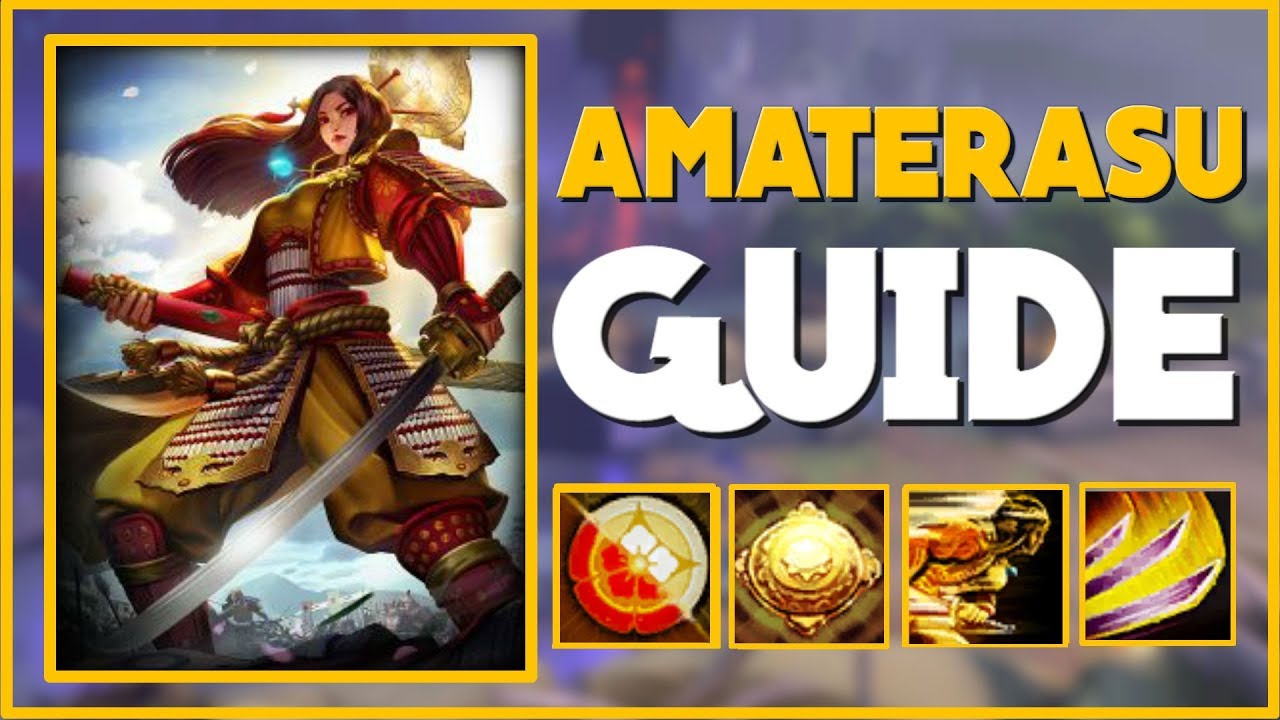 Smite - The Complete Amaterasu Guide & Build for Season 5 | Solo and Support