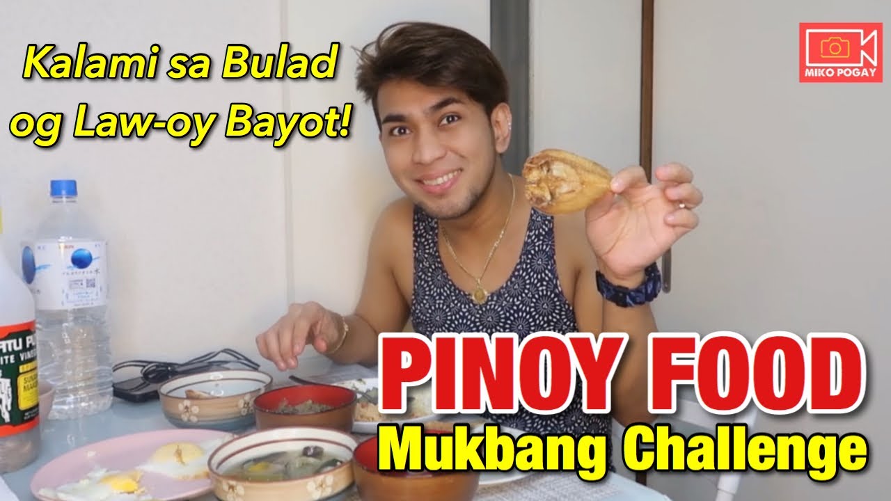 🇵🇭PINOY Food Mukbang Challenge I LAW-OY og Bulad Lami kaayo Bayot! I Miko Pogay