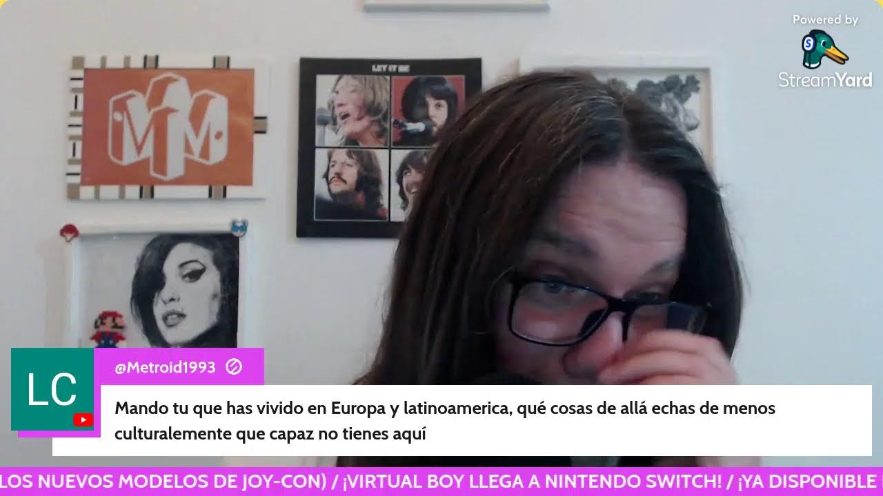CHARLA NINTENDERA LIBRE DE REFRIEGAS Y DE GLUTEN / NINTENDO SWITCH 2