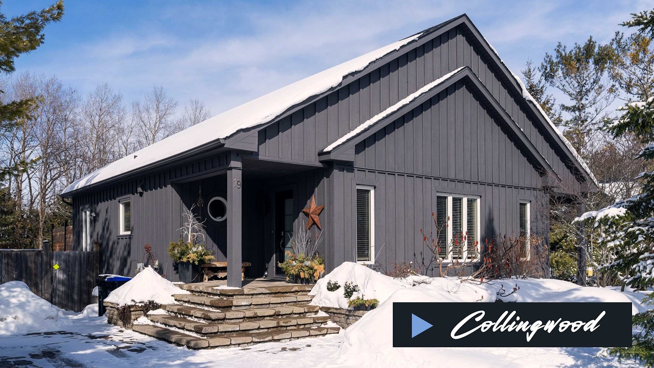 A real estate listing on 19 Trails End, Collingwood, Ontario.