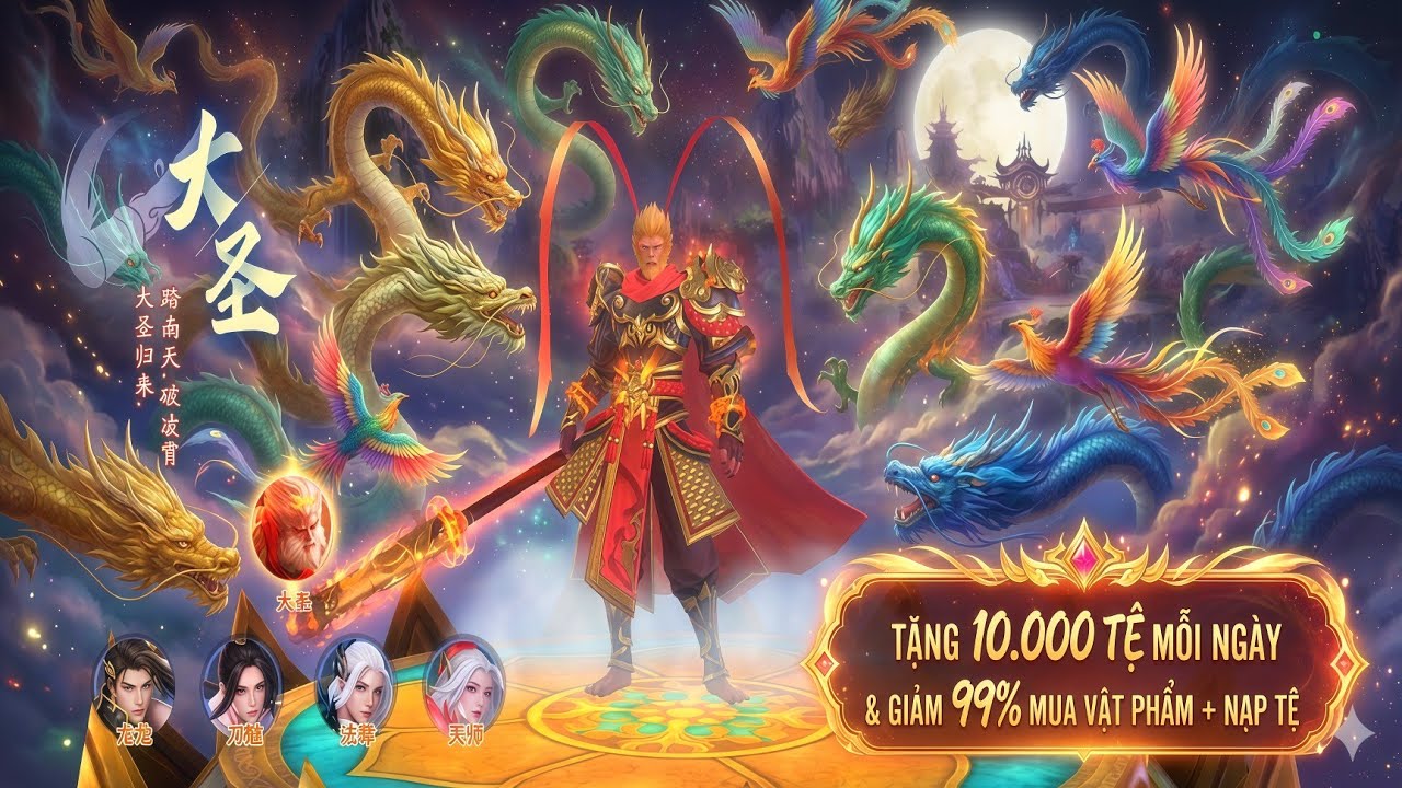 Chiến Linh Lung 2 X7GAME - Bản Mới Tặng 10.000 Tệ Mỗi Ngày Cho Anh Em Tân Thủ Mua Free Gói Vật Phẩm