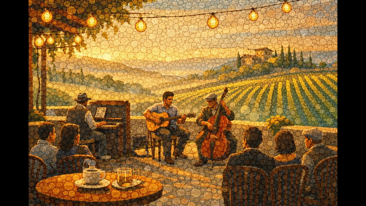 First Light Over Italian Hills