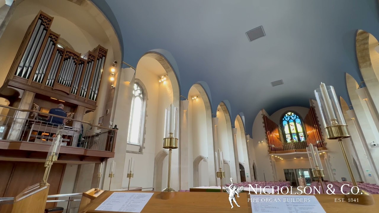 Improvisation on the 2024 Nicholson & Co. organ in St Mildred's Church, Addiscombe