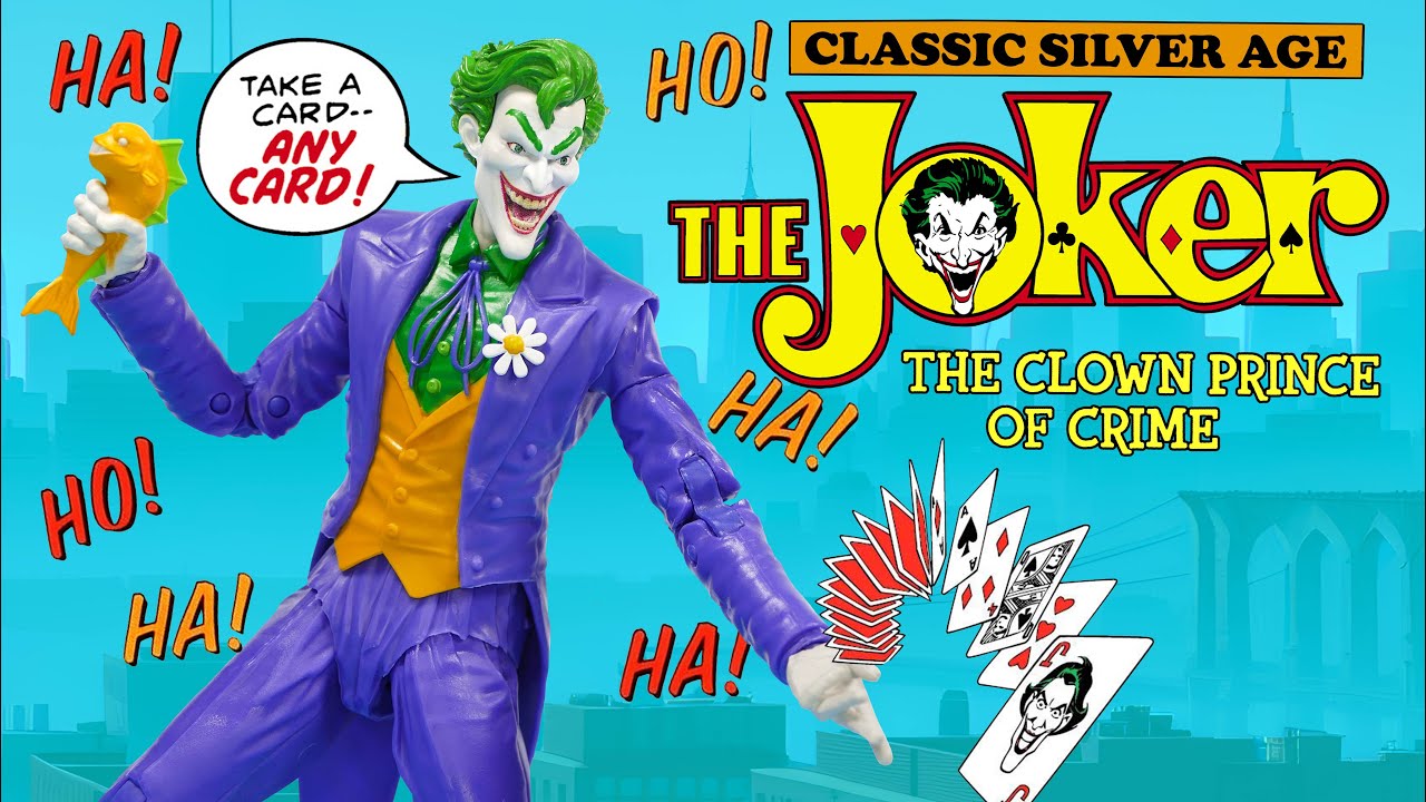 Фигурка Джокера из серии DC Multiverse Classic Silver Age от McFarlane Toys