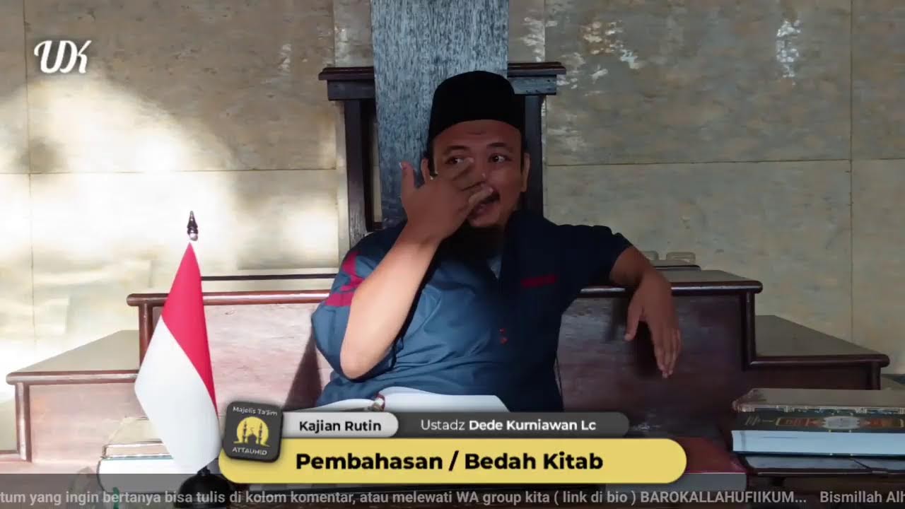 🔴 LiVE KAJIAN RUTIN MT ATTAUHID - USTADZ DEDE KURNIAWAN LC.,