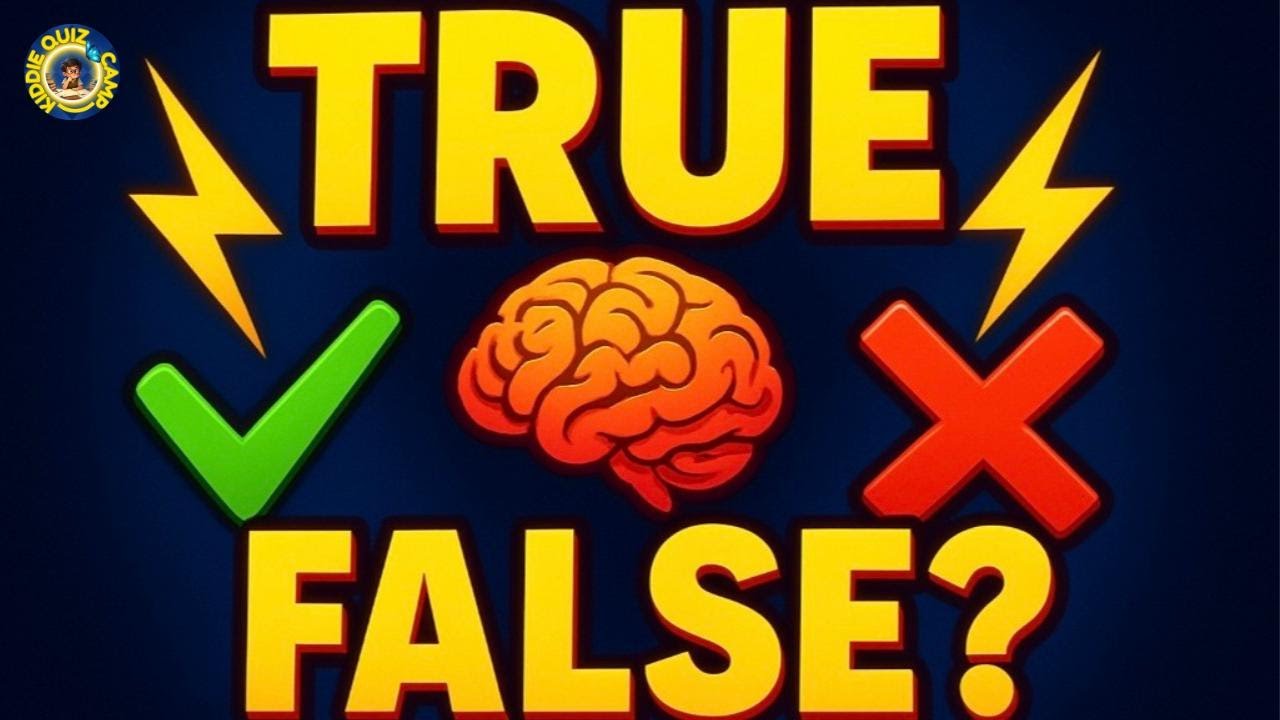 True or False Quiz – Can You Beat This Challenge? – Only Smart Kids Get 5/5! 🧠⚡