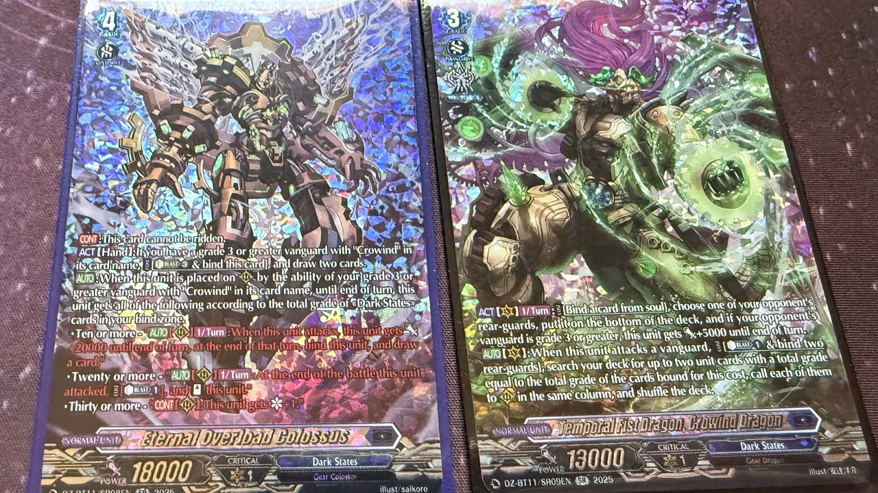 Cardfight Vanguard Crowind Standard Deck Profile