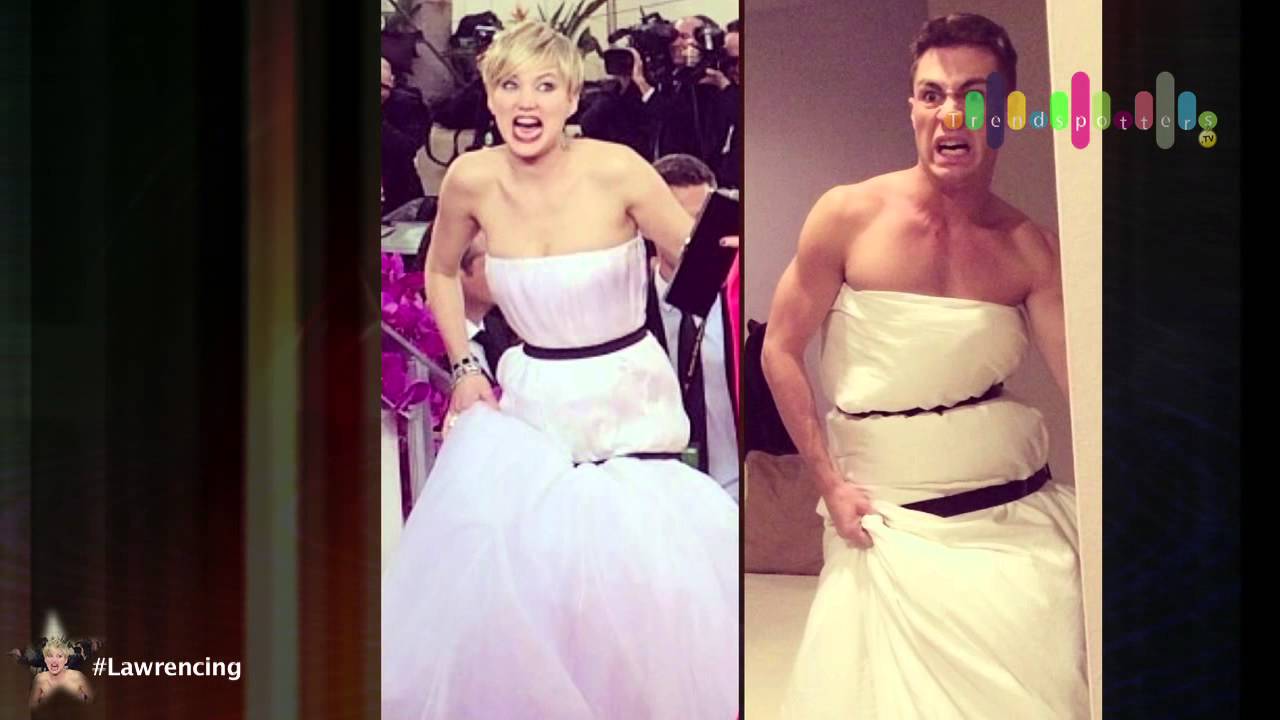 Jennifer Lawrence's red carpet look goes viral