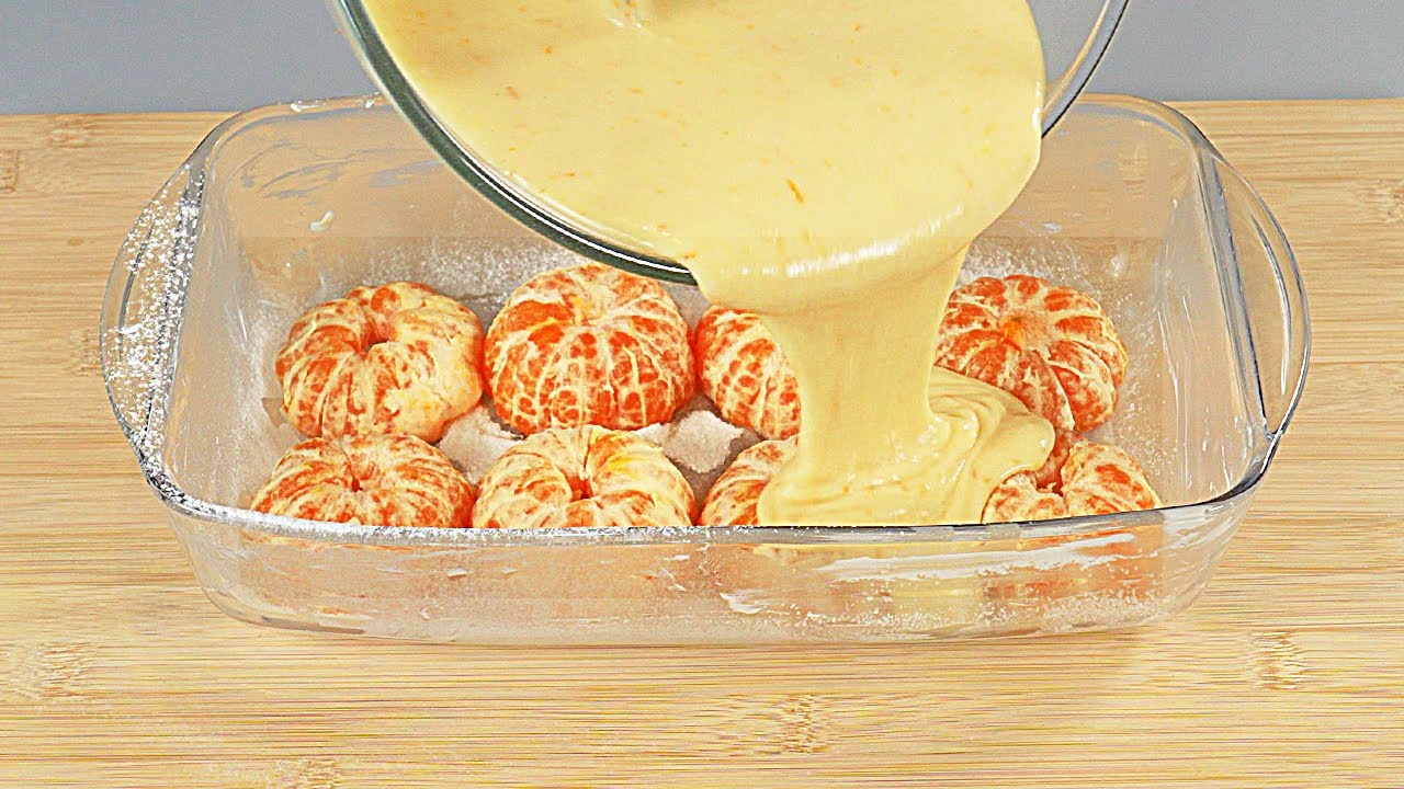 Мандариновый торт 🍊 Это просто и быстро! Знаменитый десерт за 15 минут!