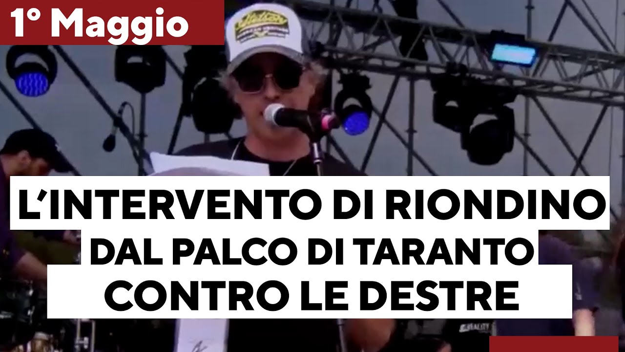 Uno maggio, Riondino: 